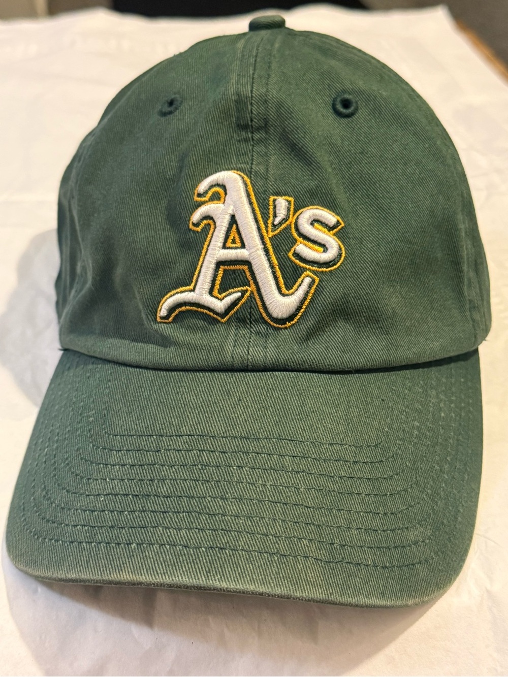 Oakland Athletics A's Baseball Cap - Green with White & Yellow Logo